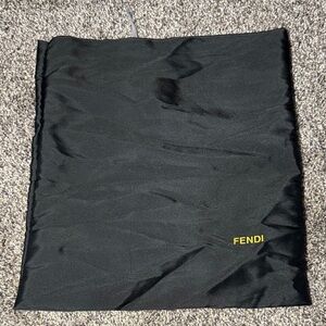 Fendi Black Drawstring Dust Bag